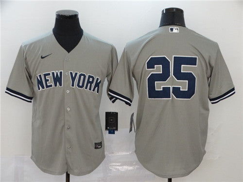 Gleyber Torres New York Yankees grey jersey