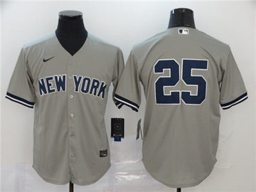 Gleyber Torres New York Yankees grey jersey