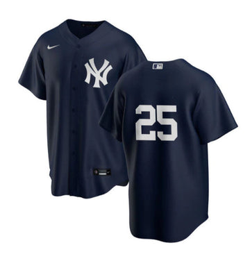 Gleyber Torres New York Yankees navy jersey