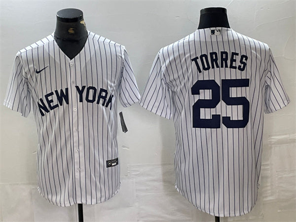 Gleyber Torres New York Yankees white jersey