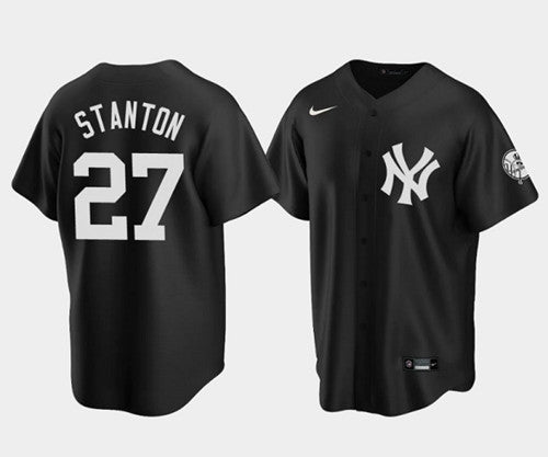 Giancarlo Stanton New York Yankees black jersey