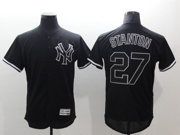 Giancarlo Stanton New York Yankees black Fashion jersey
