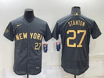 Giancarlo Stanton New York Yankees charcoal All-Star jersey