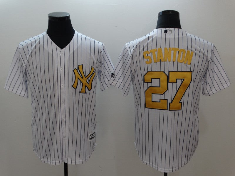 Giancarlo Stanton New York Yankees white jersey