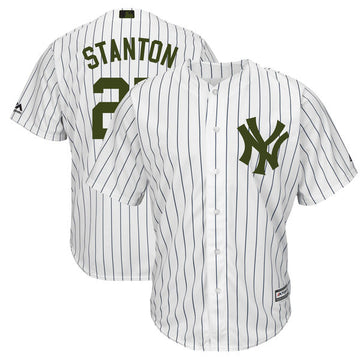Giancarlo Stanton New York Yankees white jersey