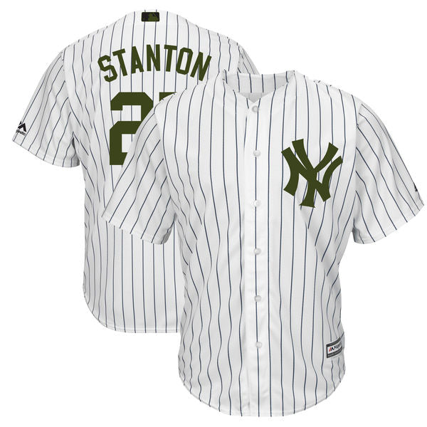 Giancarlo Stanton New York Yankees white jersey