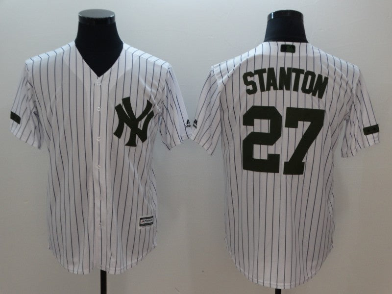 Giancarlo Stanton New York Yankees white jersey