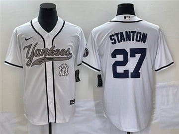 Giancarlo Stanton New York Yankees white jersey