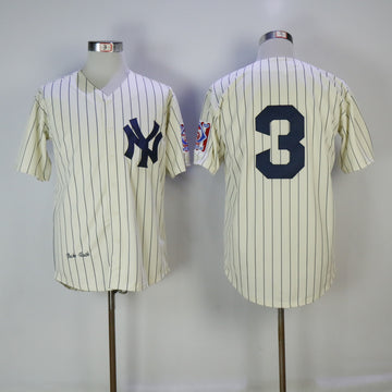 Babe Ruth New York Yankees cream jersey