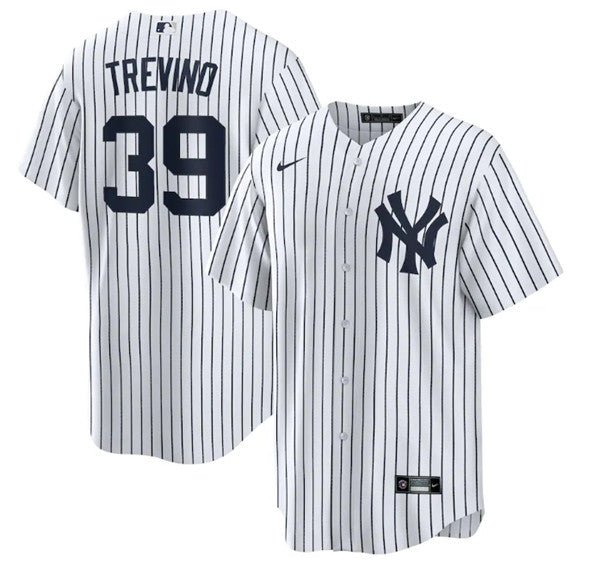 Jose Trevino New York Yankees white jersey