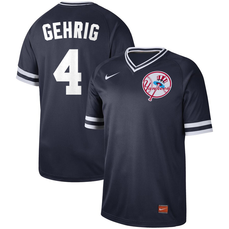 Lou Gehrig New York Yankees navy Legend jersey