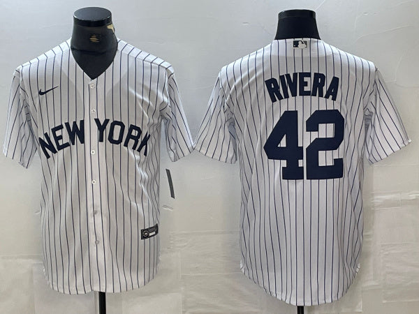 Mariano Rivera New York Yankees white jersey