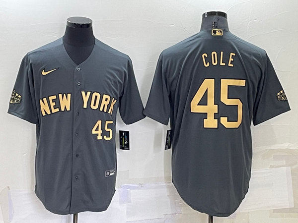 Gerrit Cole New York Yankees charcoal All-Star jersey