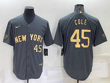 Gerrit Cole New York Yankees charcoal All-Star jersey