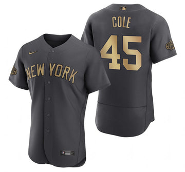 Gerrit Cole New York Yankees charcoal All-Star jersey