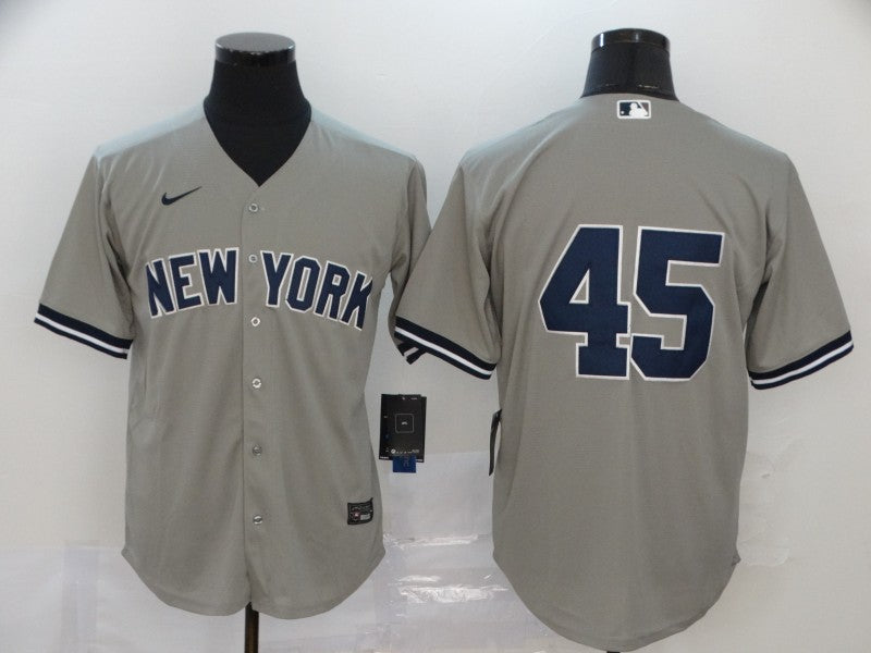 Gerrit Cole New York Yankees grey jersey