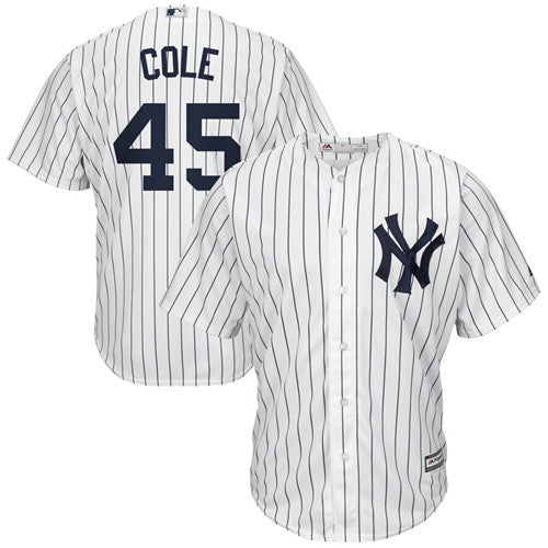 Gerrit Cole Majestic New York Yankees white jersey