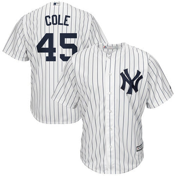 Gerrit Cole Majestic New York Yankees white jersey