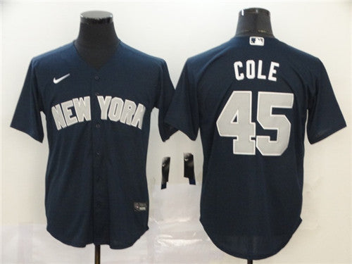 Gerrit Cole New York Yankees navy jersey