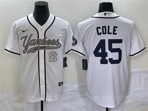 Gerrit Cole New York Yankees white jersey