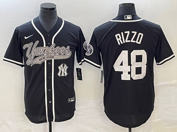 Anthony Rizzo New York Yankees black jersey