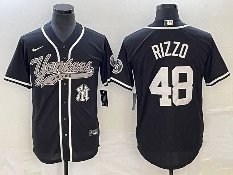 Anthony Rizzo New York Yankees black jersey