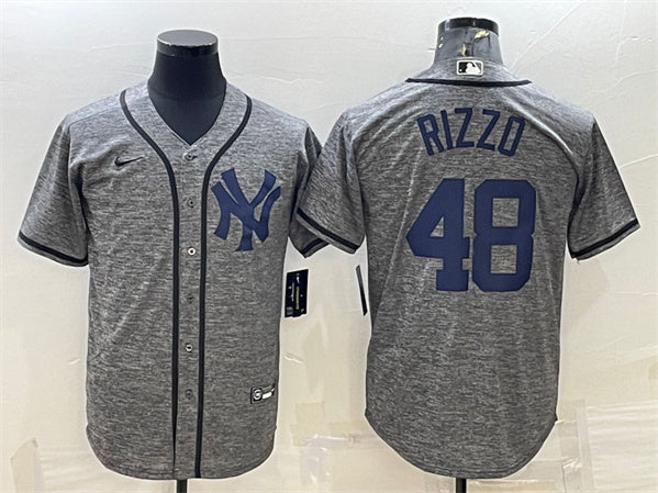Anthony Rizzo New York Yankees gray jersey