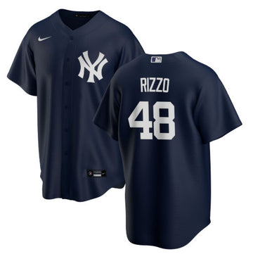Anthony Rizzo New York Yankees navy jersey