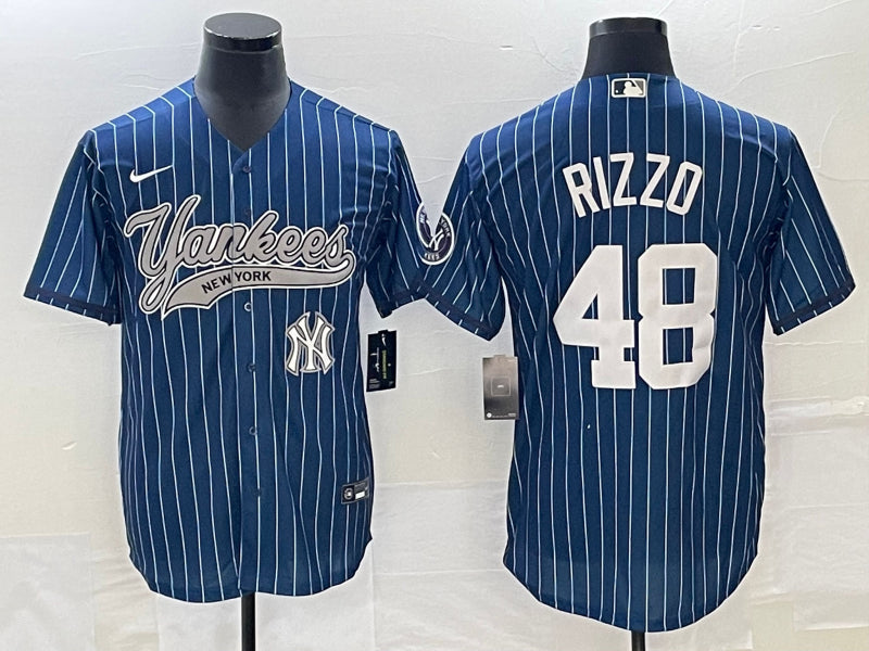 Anthony Rizzo New York Yankees navy jersey