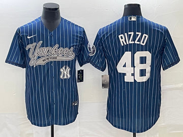 Anthony Rizzo New York Yankees navy jersey