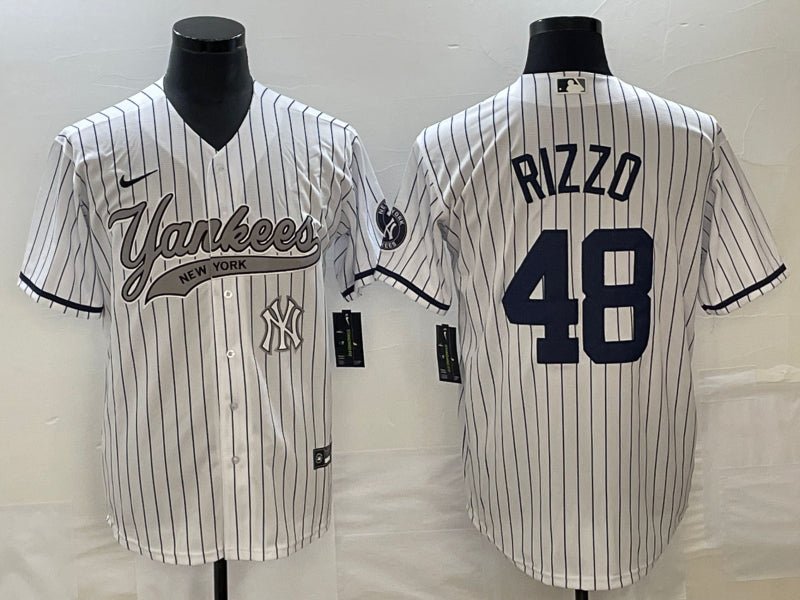 Anthony Rizzo New York Yankees white jersey