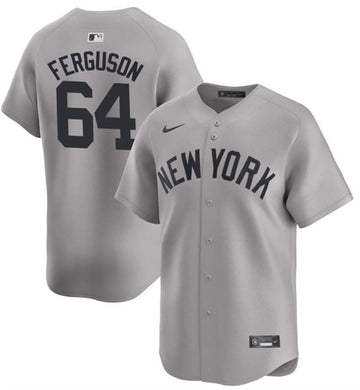 Caleb Ferguson New York Yankees gray Home jersey
