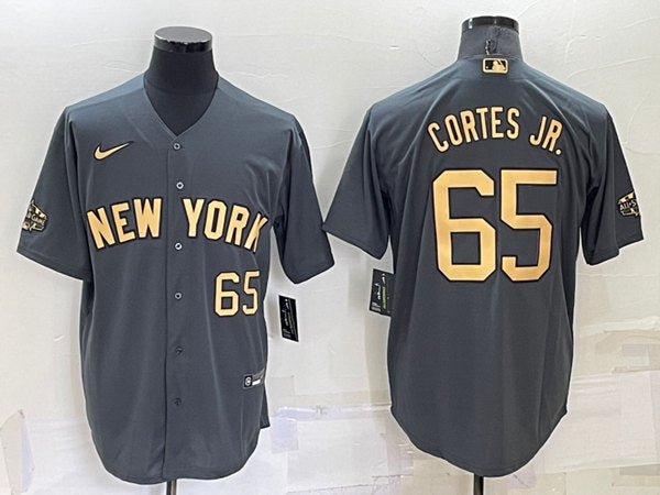 Nestor Cortes Jr New York Yankees charcoal All-Star jersey
