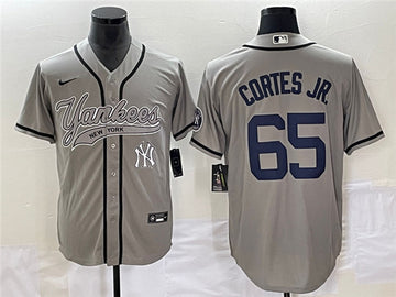 Nestor Cortes Jr New York Yankees gray jersey