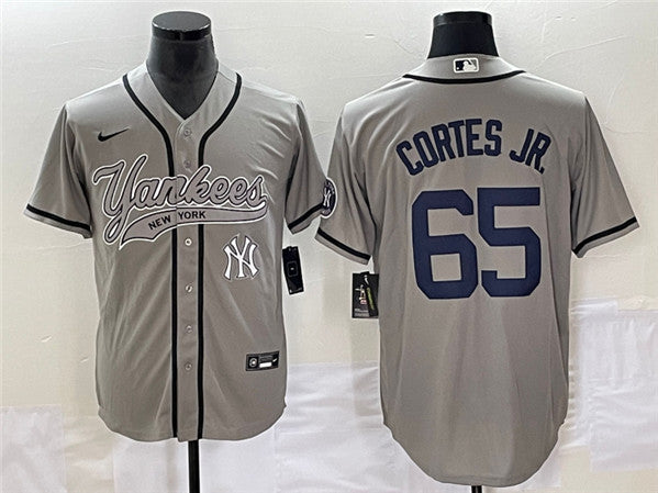 Nestor Cortes Jr New York Yankees gray jersey