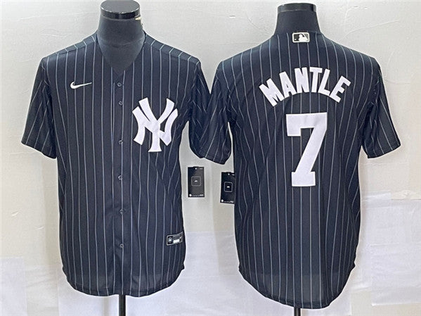 Mickey Mantle New York Yankees black jersey
