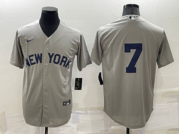Mickey Mantle New York Yankees gray jersey