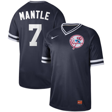 Mickey Mantle New York Yankees navy Legend jersey