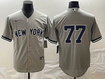 Clint Frazier New York Yankees gray jersey