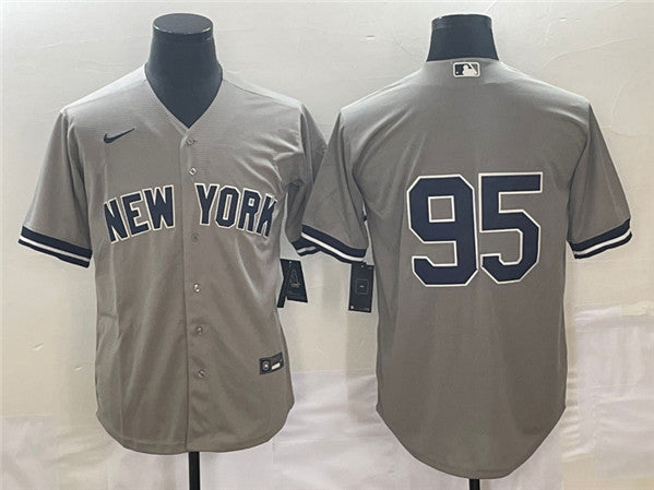 Oswaldo Cabrera New York Yankees gray jersey