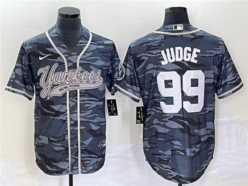 Aaron Judge New York Yankees gray Camo jersey