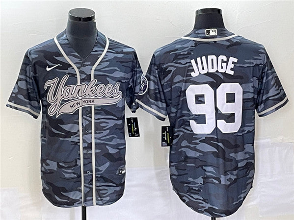 Aaron Judge New York Yankees gray Camo jersey