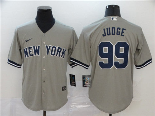 Aaron Judge New York Yankees grey jersey