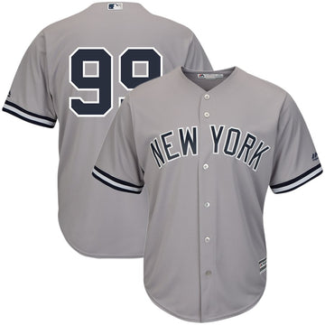 Aaron Judge Majestic New York Yankees gray jersey