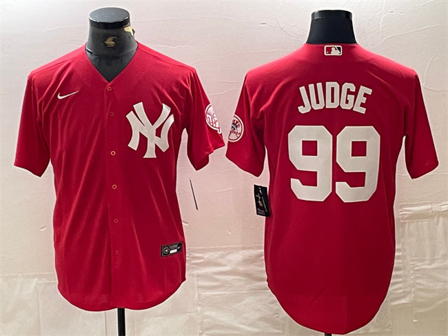 Aaron Judge New York Yankees red jersey
