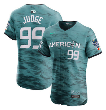 Aaron Judge New York Yankees teal All-Star jersey