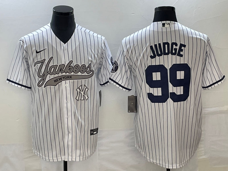 Aaron Judge New York Yankees white jersey