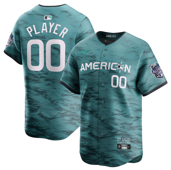 Custom New York Yankees teal All-Star jersey