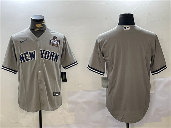 Custom New York Yankees gray jersey