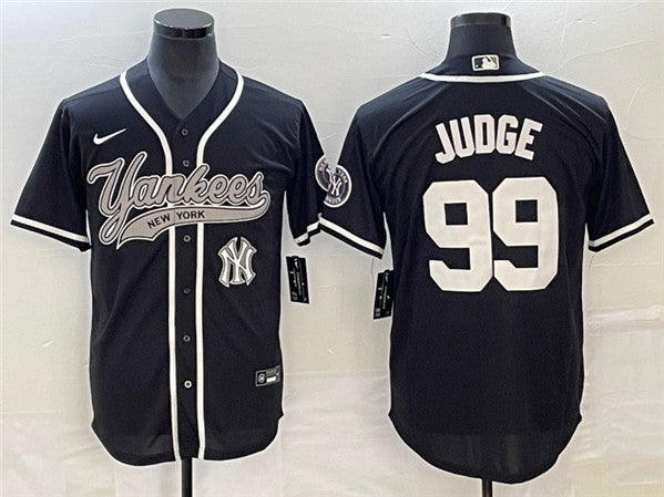 Custom New York Yankees black jersey